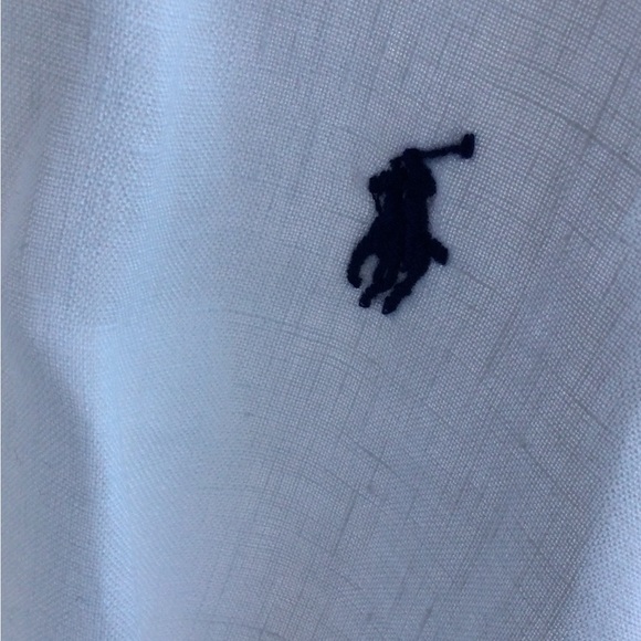 Ralph Lauren Linen Short-sleeve Shirt- 1XB - Picture 3 of 7